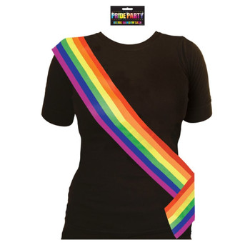 Deluxe Rainbow Pride LGBTQ+ Sash Deluxe Rainbow Pride LGBTQ+ Sash