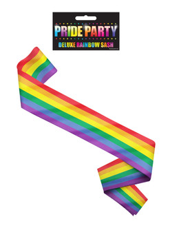 Deluxe Rainbow Pride LGBTQ+ Sash Deluxe Rainbow Pride LGBTQ+ Sash