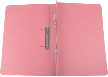 Pack of 25 35mm Capacity Foolscap Pink Transfer Files