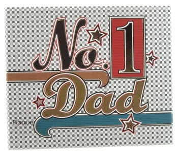 Laura Darrington Typography Collection Plaque No1 Dad