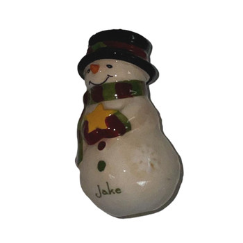 Personalising Snowman Ornament Christmas Tree Decoration - Jake