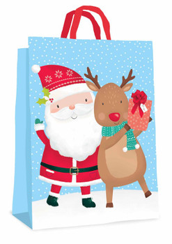 Pack of 12 Christmas Cute Design Super Jumbo PP Gift Bags