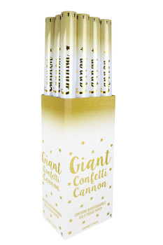 Gold Paper Confetti Shooters 80cm Gold Paper Confetti Shooters 80cm