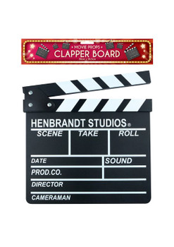 30cm x 26.5cm Movie Clapper Board