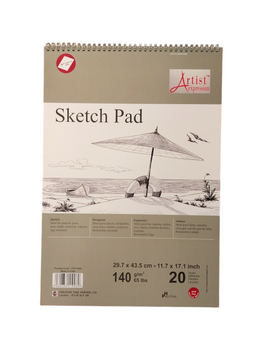 A3 20 Sheets Artists Easynote Sketch Pad