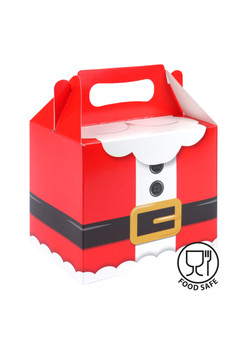 Pack of 12 Santa Claus Christmas Medium Lunch Boxes Pack of 12 Santa Claus Christmas Medium Lunch Boxes