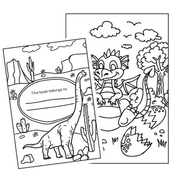 My Wild Dragon & Dinosaur Colouring Book