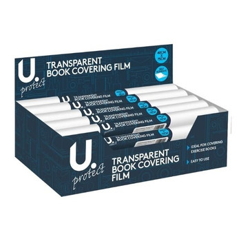 40cm x 1m Transparent Book Covering Film