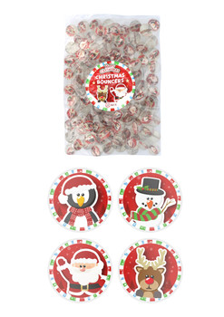 Pack of 100 Christmas Bouncy Jet Balls (3.3 cm) Pack of 100 Christmas Bouncy Jet Balls (3.3 cm)