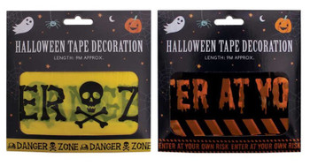 Single Halloween Tape Decoration