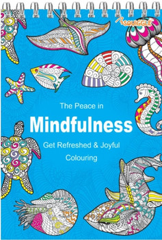 Single 8"x6" Mindfullness Spiral Advanced Colouring Book