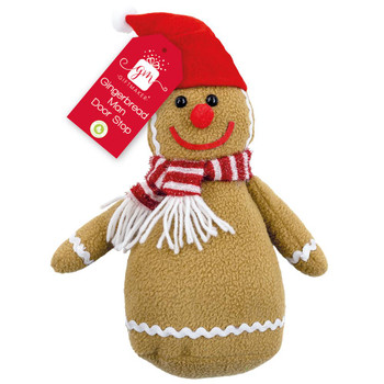 Christmas Gingerbread Man Door Stopper Decoration