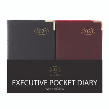 Single 2024 Week To View Luxury Pocket Diary