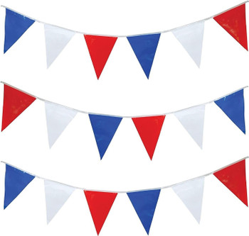 Red White and Blue 7m Bunting