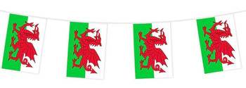 Wales Bunting 10m with 20 Flags Wales Bunting 10m with 20 Flags