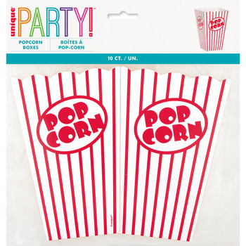 Pack of 10 Popcorn Boxes