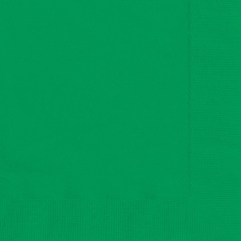 Pack of 20 Emerald Green Solid Luncheon Napkins