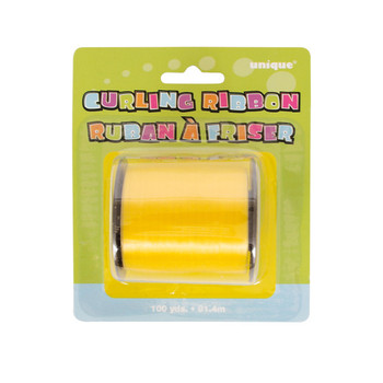 Yellow Curling Ribbon 100 yds