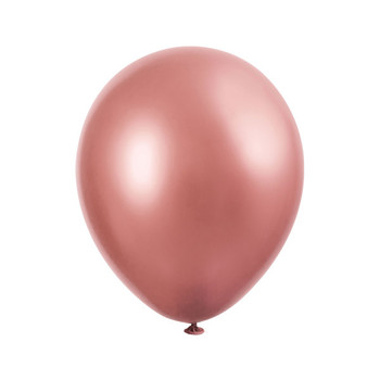 Pack of 25 Rose Gold Platinum 11" Latex Balloons