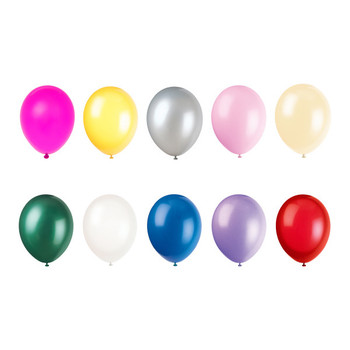 Pack of 50 Assorted Pastel 12" Pearlized Latex Balloons