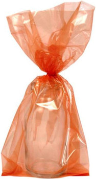 Pack of 30 Orange Cellophane Bags