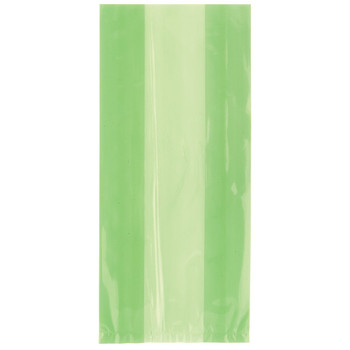 Pack of 30 Lime Green Cellophane Bags