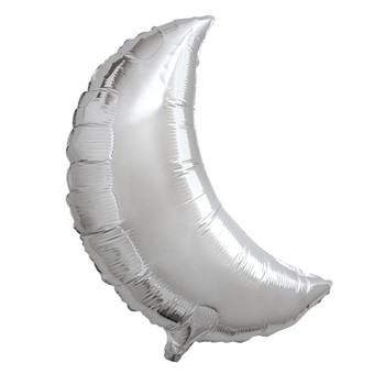 Moon-Shaped Foil Balloon 23.5"