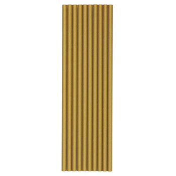 Pack of 10 Gold Paper Straws