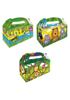 Pack of 12 Jungle Large Lunch Boxes Pack of 12 Jungle Large Lunch Boxes