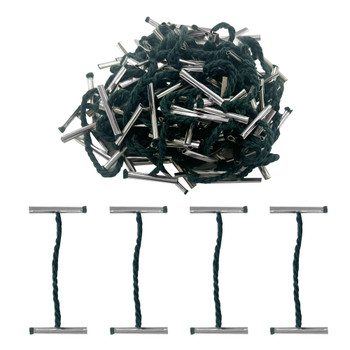Pack of 100 51mm Metal End Treasury Tags Pack of 100 51mm Metal End Treasury Tags