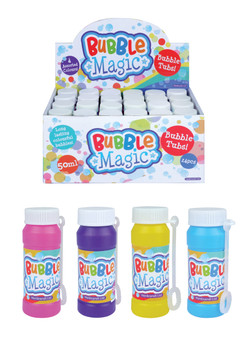 Pack of 24 Bubble Tubs Bubble Magic with Wand 60ml Pack of 24 Bubble Tubs Bubble Magic with Wand 60ml