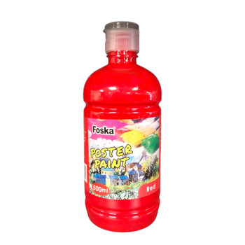 500ml Red Poster Color Paint