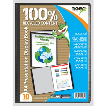 Tiger A4 10 Pocket Presentation Display Book