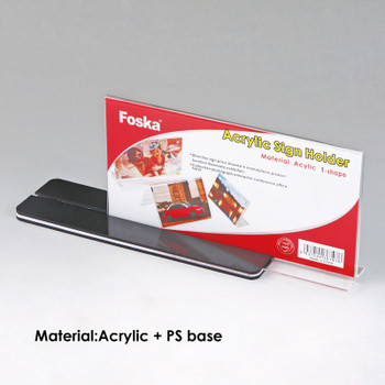 Horizontal Design Acrylic Sign Holder 29.7cm x 21cm Horizontal Design Acrylic Sign Holder 29.7cm x 21cm
