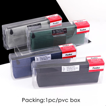 Simple Style Coloured Student Pencil Case with Zipper Simple Style Coloured Student Pencil Case with Zipper