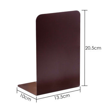 Single L - Shaped Metal Book Stand with Anti Slip Pads