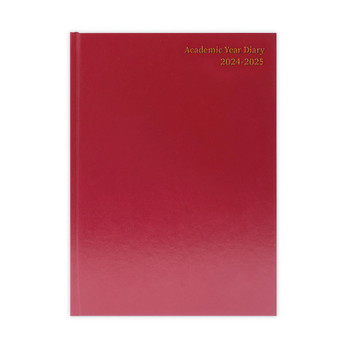 2024-2025 A4 Day Per Page Burgundy Academic Diary 2024-2025 A4 Day Per Page Burgundy Academic Diary