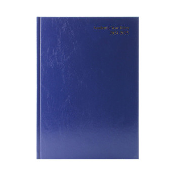 2024-2025 A5 Week to View Blue Academic Diary 2024-2025 A5 Week to View Blue Academic Diary