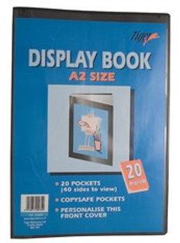 Tiger A2 20 Pocket Presentation Display Book