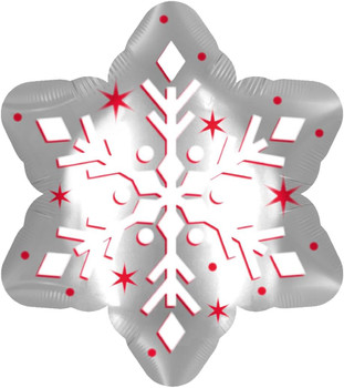 Snowflake Christmas Giant Foil Balloon 57X51Cm Snowflake Christmas Giant Foil Balloon 57X51Cm