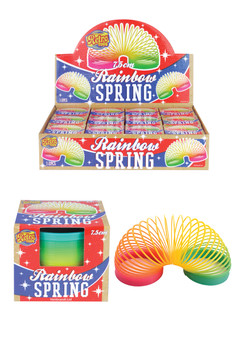 Rainbow Colour Magic Slinky Spring 7.5cm Rainbow Colour Magic Slinky Spring 7.5cm