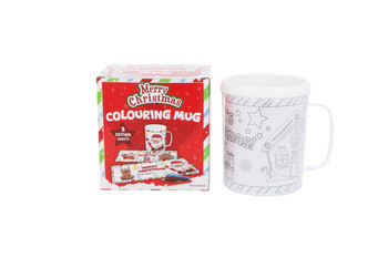 Colour Your Own Christmas Mug Colour Your Own Christmas Mug