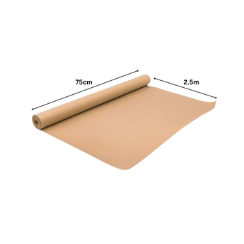Brown Kraft Wrapping Paper Roll 700mm x 2.5m