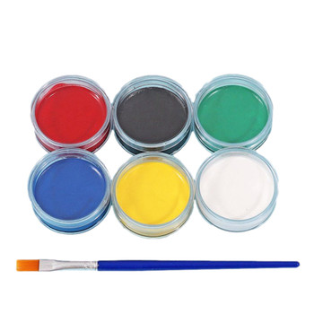 Pack of 6 Classic Colour Face Paints - Makeup for Parties, Festivals, Halloween, Cosplay