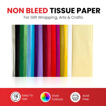 Pack of 30 Navy Blue Acid Free 50 x 70cm Tissue Paper Sheets