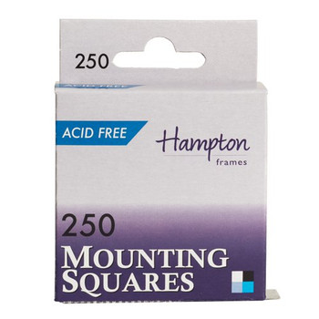 Pack of 250 Photo Album Co Self Adhesive Double Sided Photo Mounting Squares White