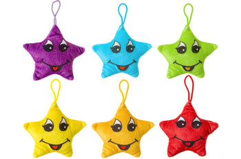 Pack of 24 Solid Colour Star Plushie Cushions Pack of 24 Solid Colour Star Plushie Cushions