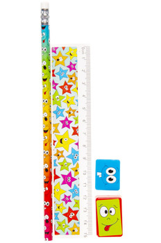 Pack of 24 Emotion Face Design Stationery Sets Pack of 24 Emotion Face Design Stationery Sets