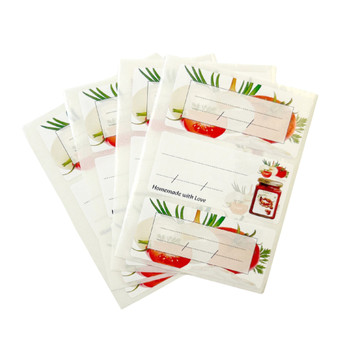 Pack of 12 Chutney Jar Labels 34x75mm