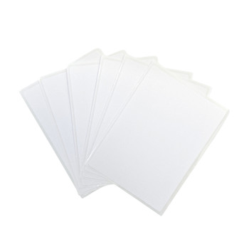 Pack of 7 White 80x110mm Rectangular Labels - Adhesive Stickers Pack of 7 White 80x110mm Rectangular Labels - Adhesive Stickers